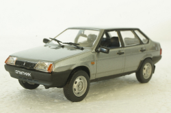 Ваз-21099 (Лада спутник), серый, Автолегенды СССР №54, 1:43
