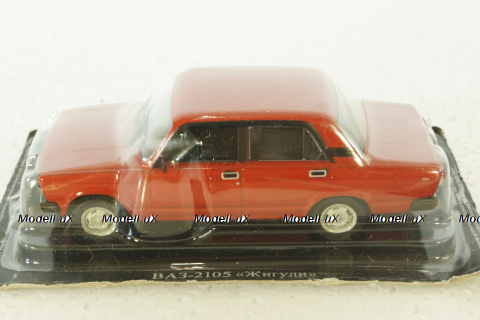 Ваз-2105 Жигули Lada 1200, красный, Автолегенды СССР 1:43