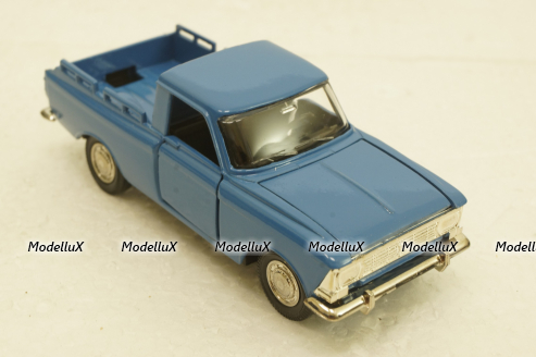 Москвич-пикап, синий, Агат 1:43