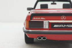 Mercedes 500SL AMG, (R107) red, OT962, OttO 1:18