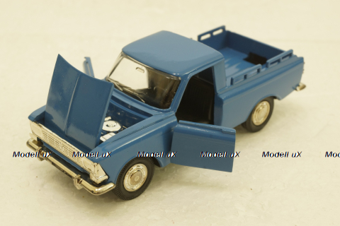Москвич-пикап, синий, Агат 1:43