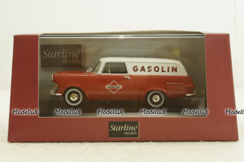 Opel Rekord P2 Caravan 1960, red, Starline 1:43