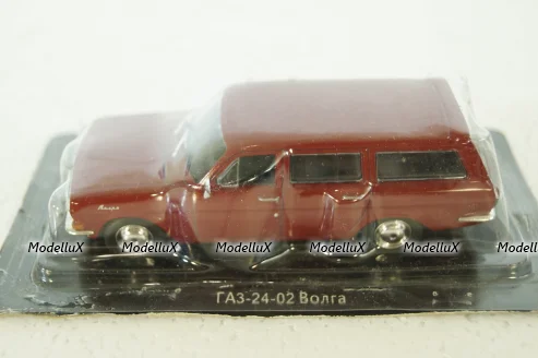 Газ-2402 Волга 1972, красная, Автолегенды СССР 1:43 Блистер вскрыт!