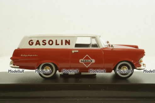 Opel Rekord P2 Caravan 1960, red, Starline 1:43