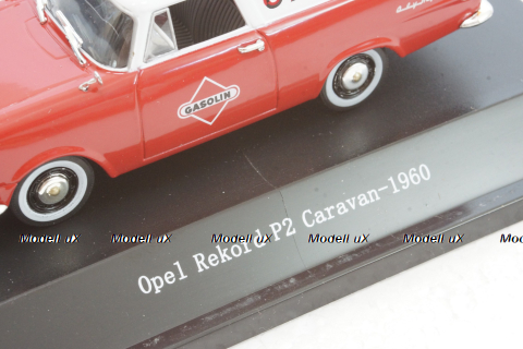 Opel Rekord P2 Caravan 1960, red, Starline 1:43