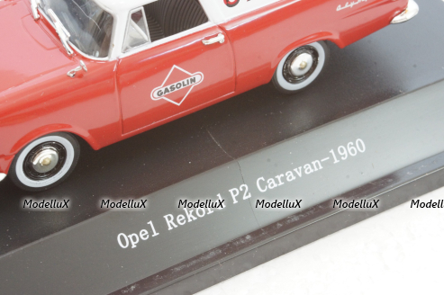 Opel Rekord P2 Caravan 1960, red, Starline 1:43