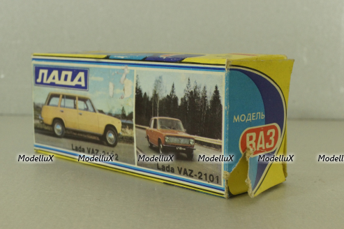 Ваз-2102, охра, ноябрь 87г.,  Тантал/Радон 1:43