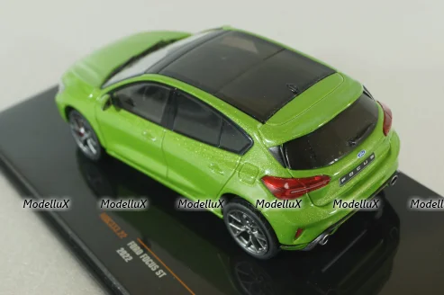 Ford Focus ST 2022, green, MOC333, IXO 1:43