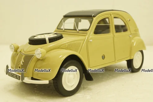 Citroen 2cv Sahara, jaune panama, OT1027, OttO 1:18