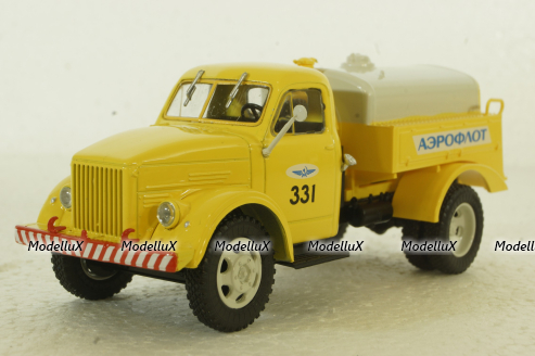 МЗ-51М топливозаправщик "Аэрофлот" на шасси Газ-51А, Легендарные грузовики СССР №82, 1:43