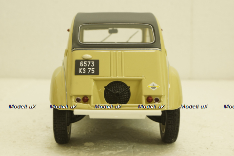 Citroen 2cv Sahara, jaune panama, OT1027, OttO 1:18