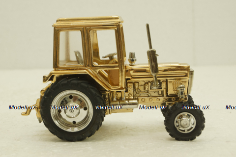 МТЗ-80 Трактор Беларусь, золотой, Торговый дом МТЗ-ЕлАЗ  1:43