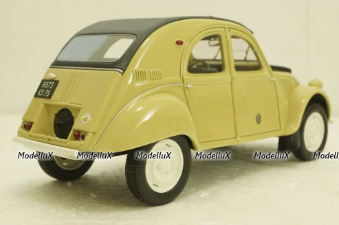 Citroen 2cv Sahara, jaune panama, OT1027, OttO 1:18