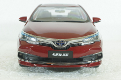 Toyota Corolla Hybrid E180, 2016 red Paudi 1:18