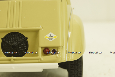Citroen 2cv Sahara, jaune panama, OT1027, OttO 1:18