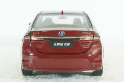 Toyota Corolla Hybrid E180, 2016 red Paudi 1:18