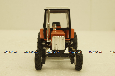 МТЗ-80 Трактор Беларусь, оранжевый, Торговый дом МТЗ-ЕлАЗ  1:43 хром!