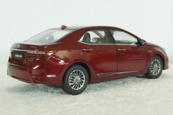 Toyota Corolla Hybrid E180, 2016 red Paudi 1:18