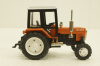 МТЗ-80 Трактор Беларусь, оранжевый, Торговый дом МТЗ-ЕлАЗ  1:43 хром!