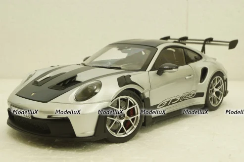 Porsche 911 GT3 RS, GT-Silvermetallic, 2022, 187366, Norev 1:18