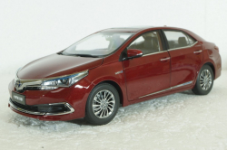 Toyota Corolla Hybrid E180, 2016 red Paudi 1:18