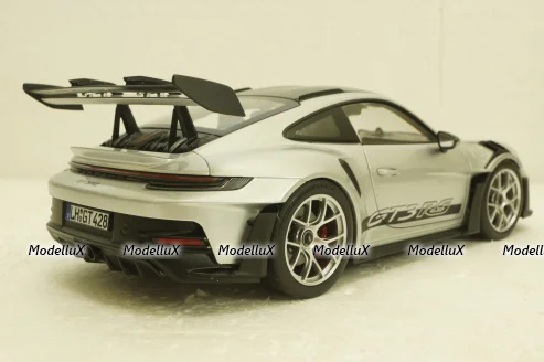 Porsche 911 GT3 RS, GT-Silvermetallic, 2022, 187366, Norev 1:18