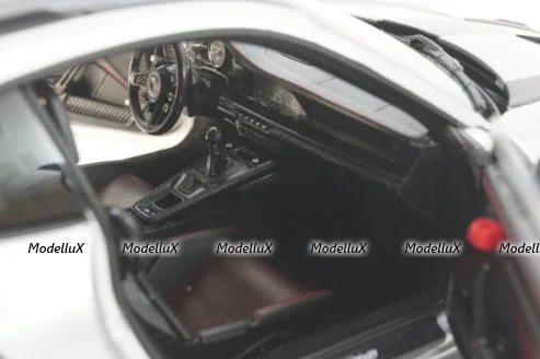 Porsche 911 GT3 RS, GT-Silvermetallic, 2022, 187366, Norev 1:18