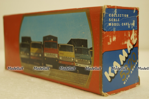 Камаз-5320 с тентом, ранний на резине, Арек 1:43