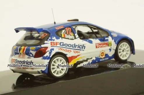 Peugeot 207 WRC #17 Rally Ypres 2008, RAM349, IXO 1:43
