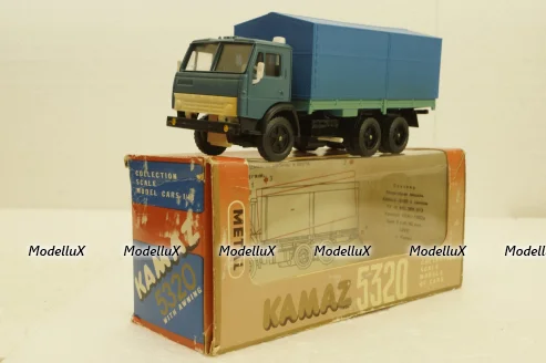 Камаз-5320 с тентом, ранний на резине, Арек 1:43