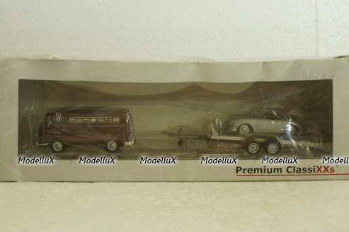 Volkswagen T2a + trailer Porsche,  11263, Premium Classixxs 1:43 