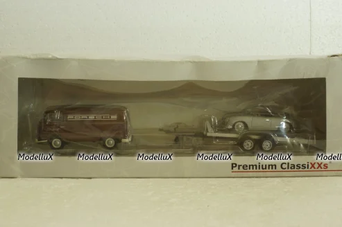 Volkswagen T2a + trailer Porsche,  11263, Premium Classixxs 1:43 