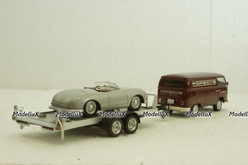 Volkswagen T2a + trailer Porsche,  11263, Premium Classixxs 1:43 