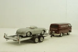 Volkswagen T2a + trailer Porsche,  11263, Premium Classixxs 1:43 