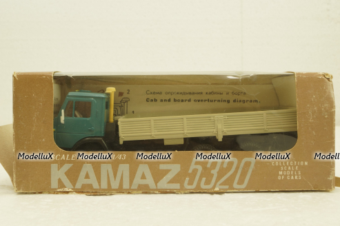 Камаз-5320 бортовой, зеленый, Арек 1:43