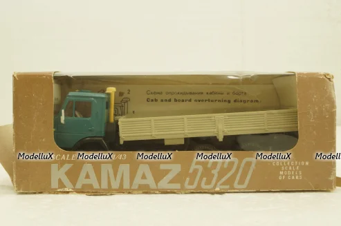 Камаз-5320 бортовой, зеленый, Арек 1:43