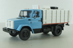 МКМ-2 (4333) мусоровоз МКМ-2, на шасси Зил-4333, син/серый, Автоистория 1:43