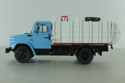 МКМ-2 (4333) мусоровоз МКМ-2, на шасси Зил-4333, син/серый, Автоистория 1:43