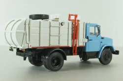 МКМ-2 (4333) мусоровоз МКМ-2, на шасси Зил-4333, син/серый, Автоистория 1:43