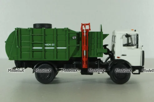 МКМ-35 (5337) мусоровоз МКМ-35, на шасси Маз-5337, Автоистория 1:43