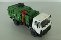 МКМ-35 (5337) мусоровоз МКМ-35, на шасси Маз-5337, Автоистория 1:43