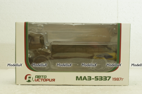 Маз-5337 борт 1987, хаки, АвтоИстория 1:43