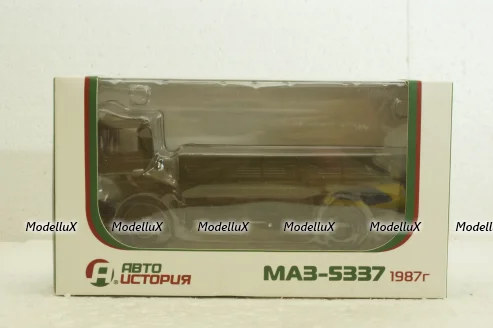 Маз-5337 борт 1987, хаки, АвтоИстория 1:43