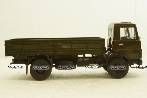 Маз-5337 борт 1987, хаки, АвтоИстория 1:43