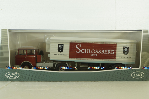 Skoda LIAZ 706 MTTN с полуприцепом Alka N12CH Schlossberg Sekt, SSM7058 1:43