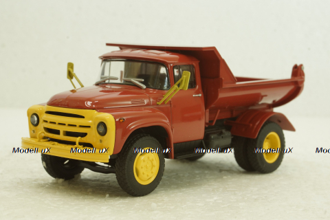 Зил-ММЗ-555 самосвал оранжевый, АвтоИстория 1:43