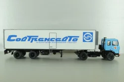 МАЗ-5432 тягач c полуприцепом-рефрижератором KlegeFrance, синий, SSM1561, SSM 1:43