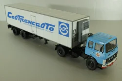 МАЗ-5432 тягач c полуприцепом-рефрижератором KlegeFrance, синий, SSM1561, SSM 1:43