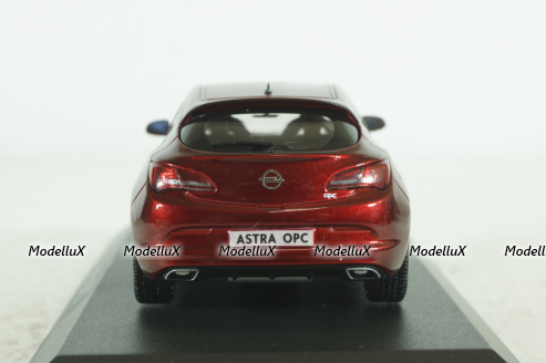 Opel Astra J OPC 2012 red metallic, 07751, MotorArt 1:43