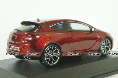 Opel Astra J OPC 2012 red metallic, 07751, MotorArt 1:43